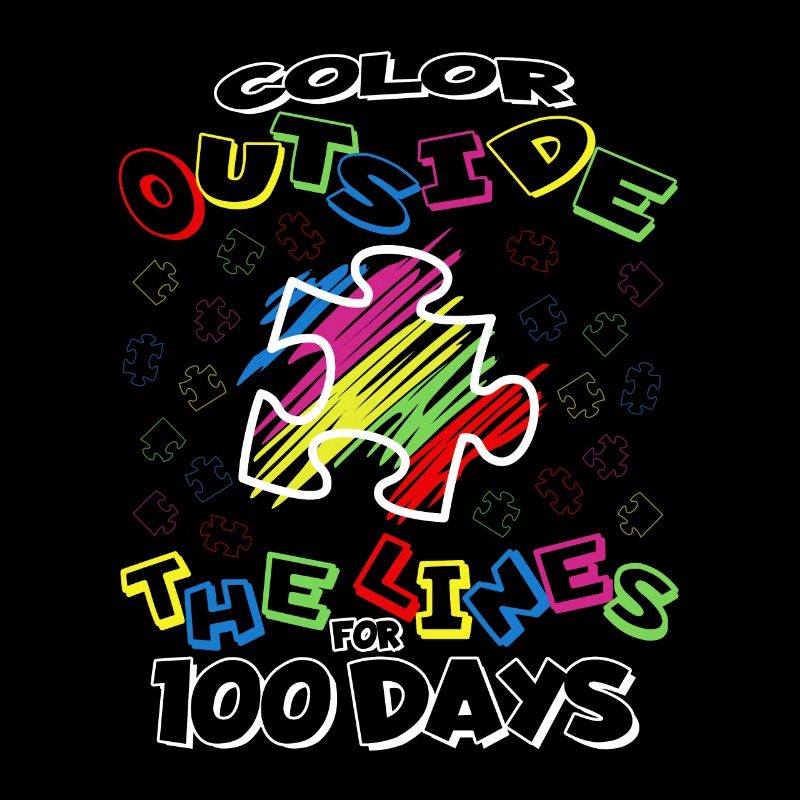 100. Tag Des Schulpuzzle Kostüm 100 Schultage