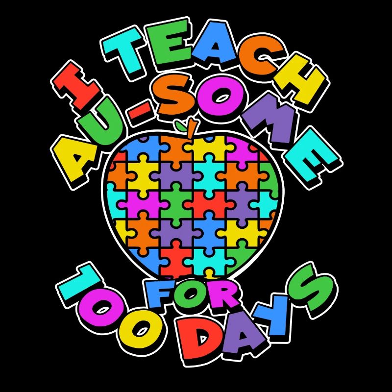 100. Tag Des Schulpuzzles Apple Kostüm 100 Tage