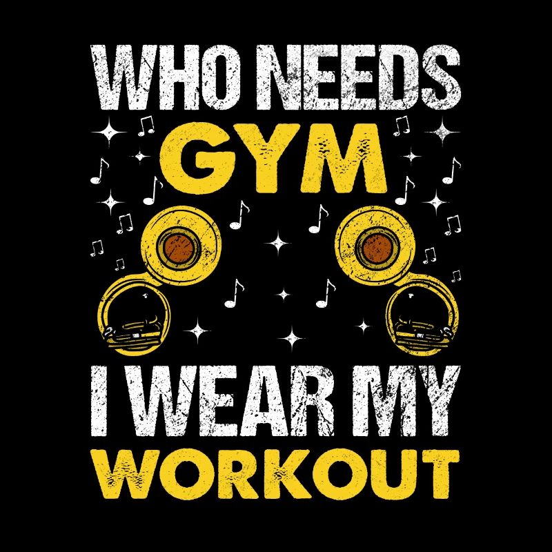 Funny Sousaphone Brass Band Player Marschband