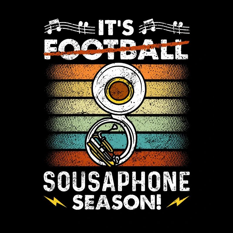 Funny Sousaphone Brass Band Player Marching Band