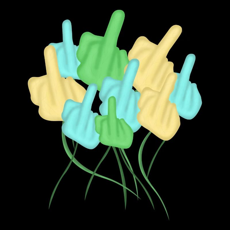 Doigt d’honneur fleur Misanthrope