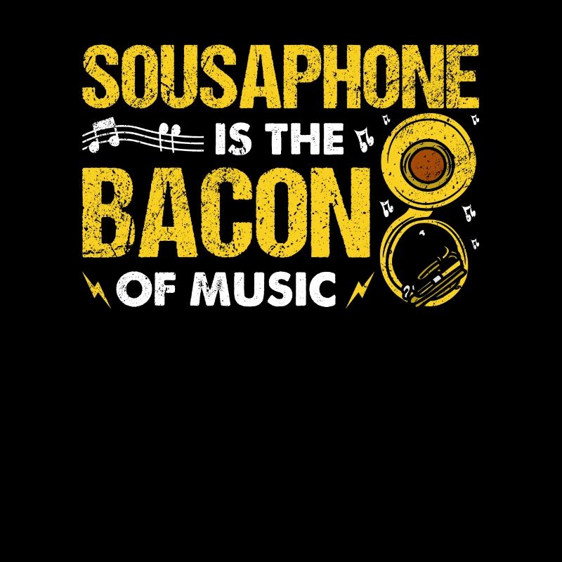 Funny Sousaphone Brass Band Player Marching Band