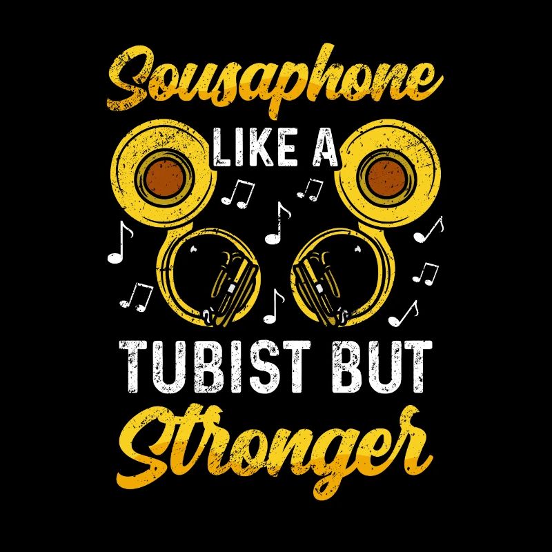 Funny Sousaphone Brass Band Player Marschband