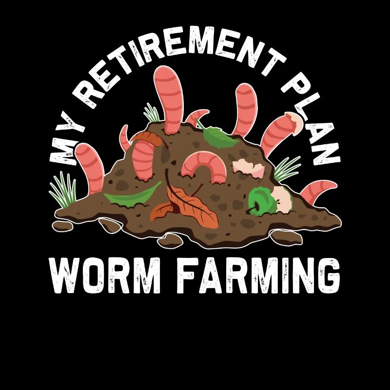 Earthworm, Garden Worm, Farmer, Pension Plan, Worm