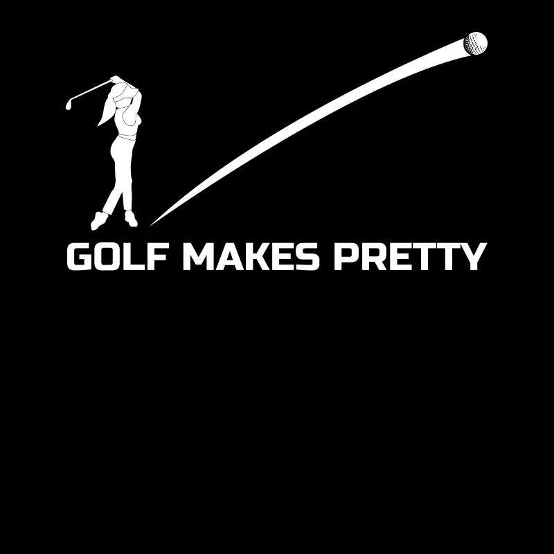 Jolie fille de golf