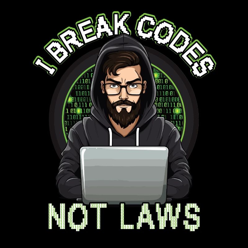 Cybersécurité Art Hacking Amateur Informatique Nerd