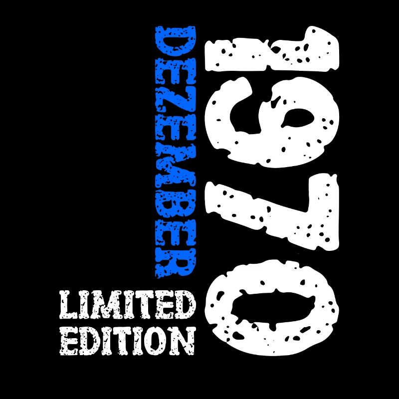 1970 Dezember Limited Edition 53. Geburtstag Deko