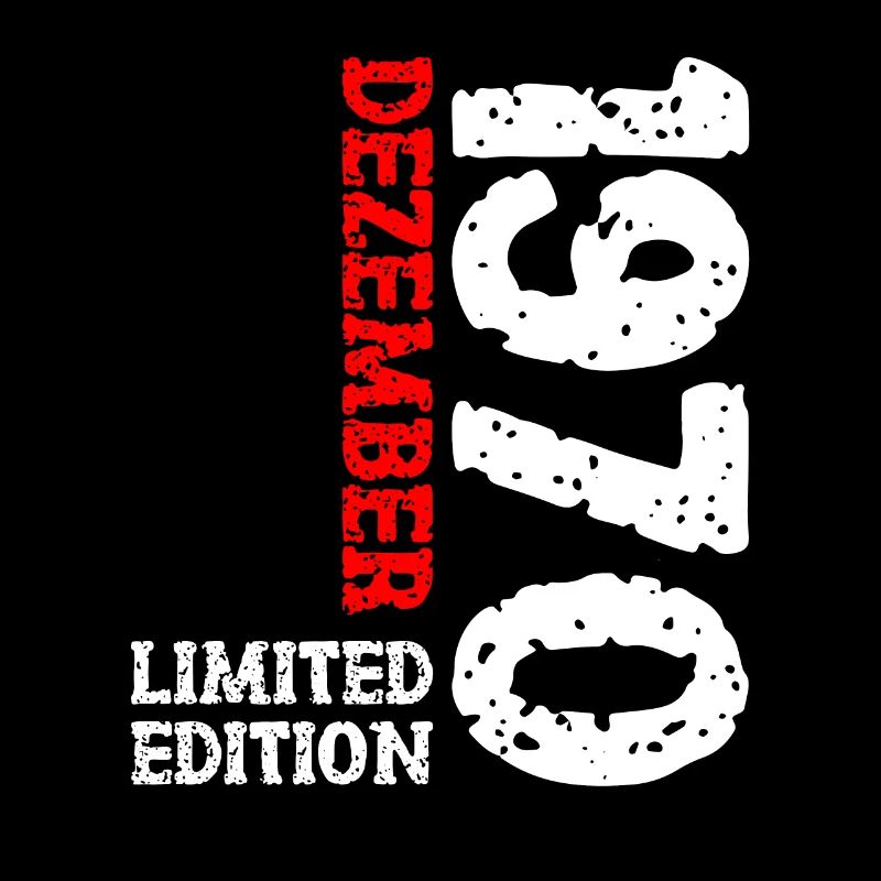 1970 Dezember Limited Edition 53. Geburtstag Deko