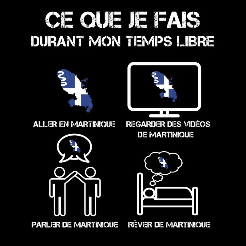 temps libre martinique drapeau