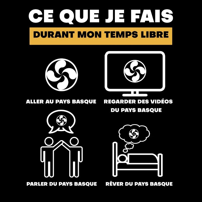 Basque lauburu durant temps libre