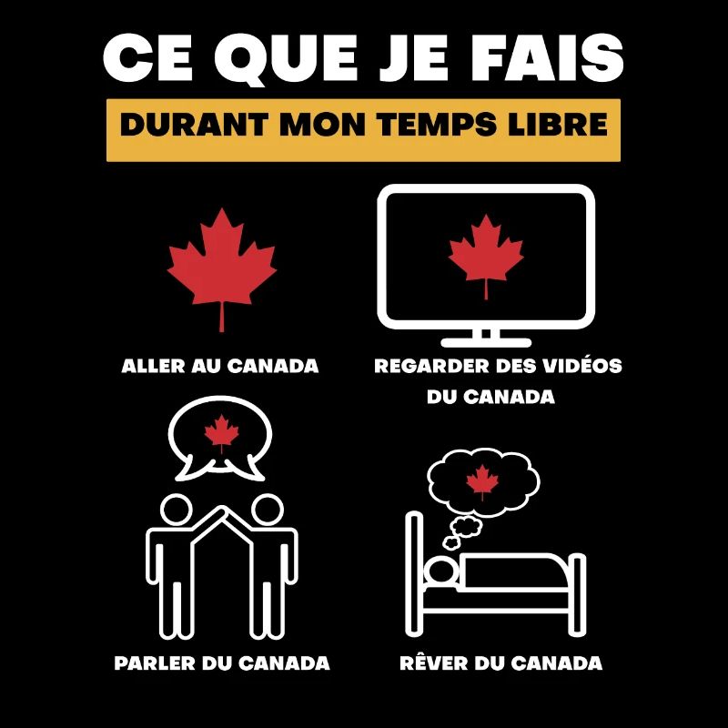 Canada leaf in free time