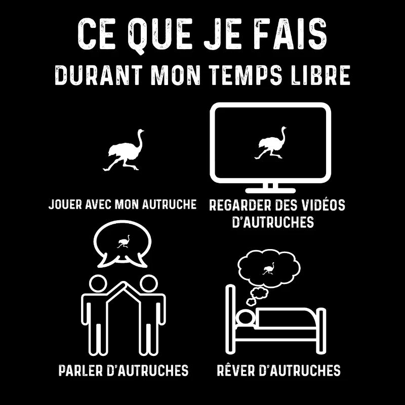 autruche temps libre cadeau