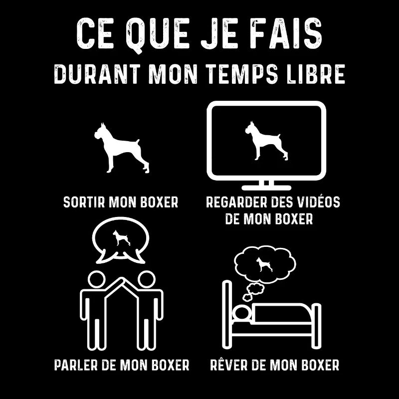 boxer temps libre cadeau