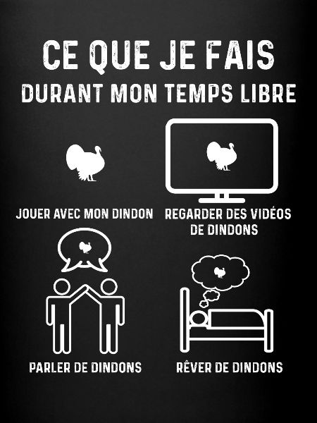 dindon temps libre cadeau