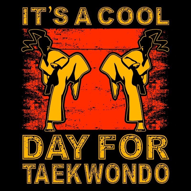 C’est une journée cool pour le taekwondo