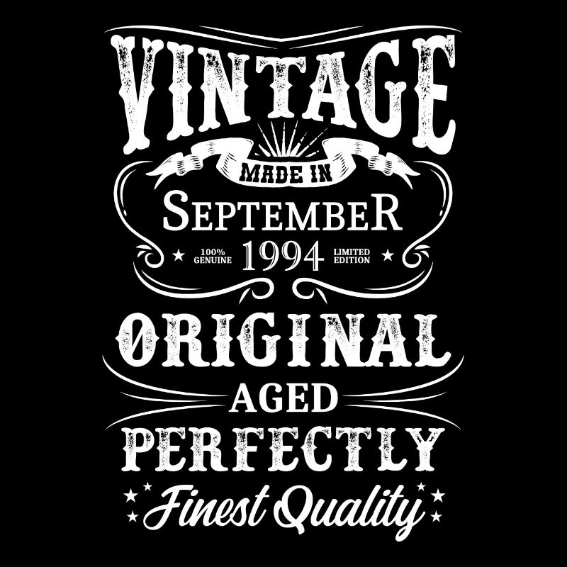 Millésime Fabriqué En 1994 Année Septembre 1994