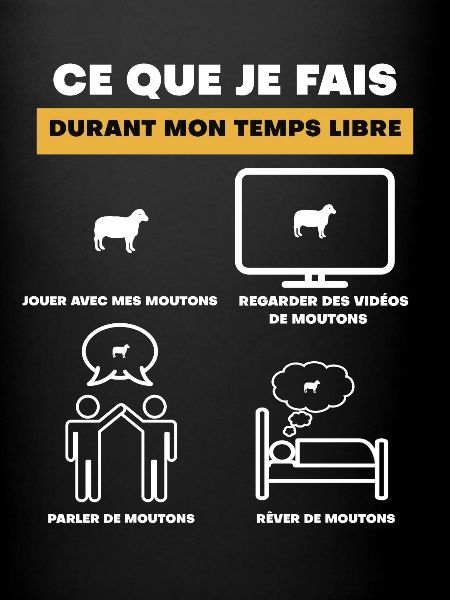 cadeau mouton temps libre
