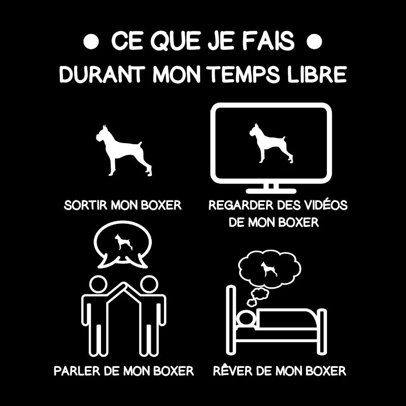 cadeau temps libre boxer