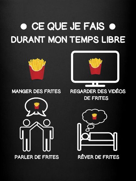 cadeau temps libre frites