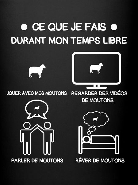 cadeau temps libre mouton