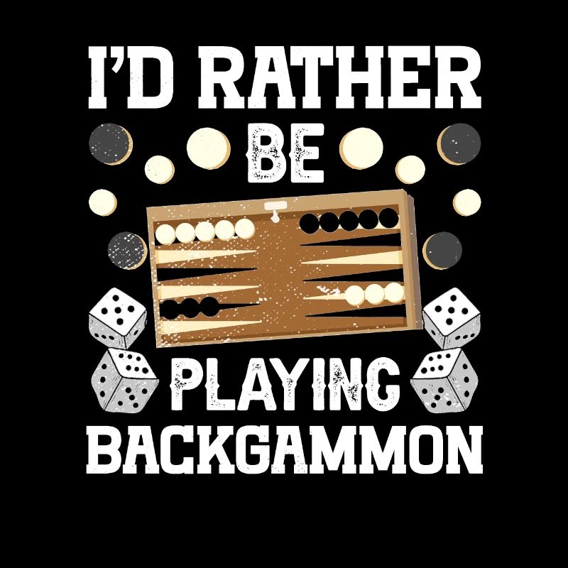 Board Game Funny Backgammon