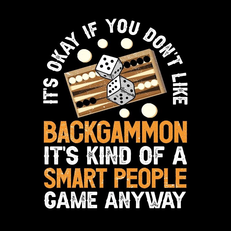 Board Game Funny Backgammon