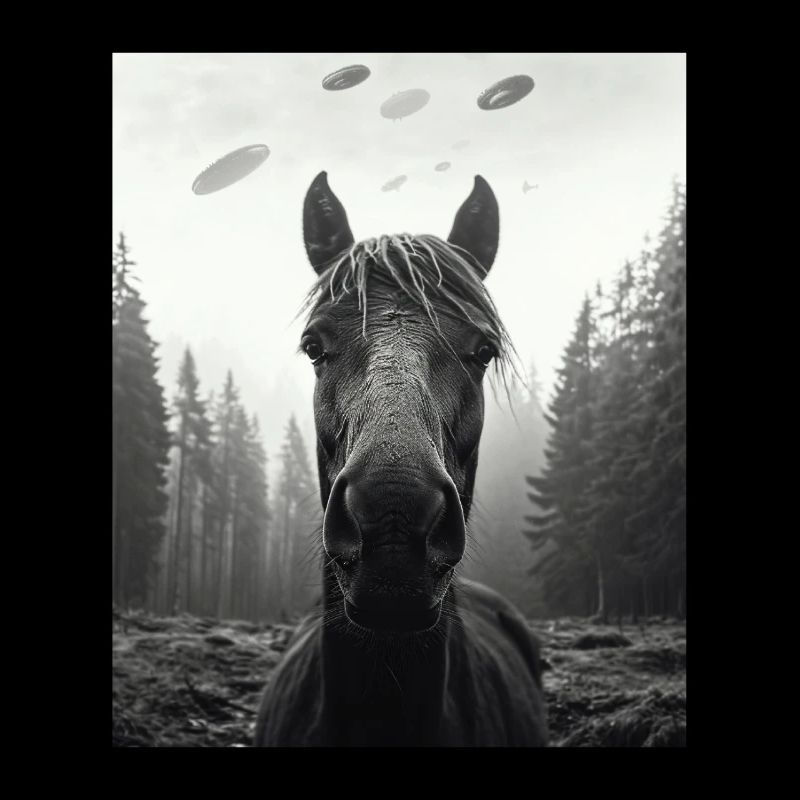 aliPferd - Alien Selfie Belgian UFO