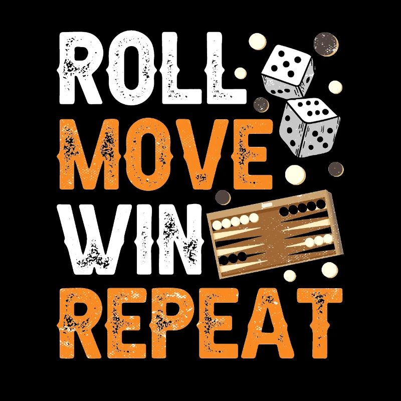 Board Game Funny Backgammon