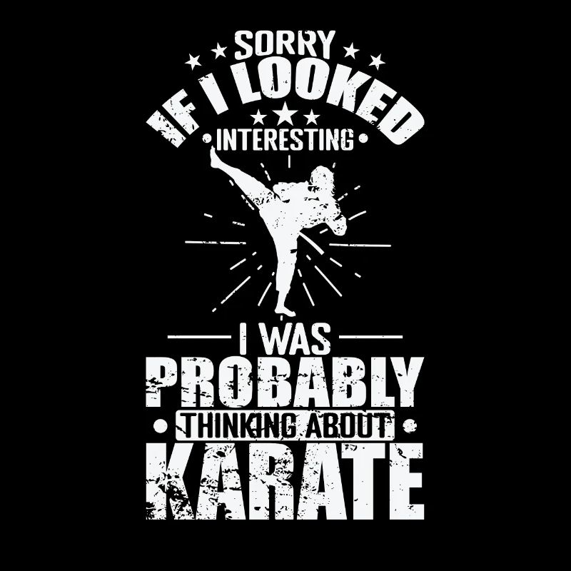 I was Thinking about Karate