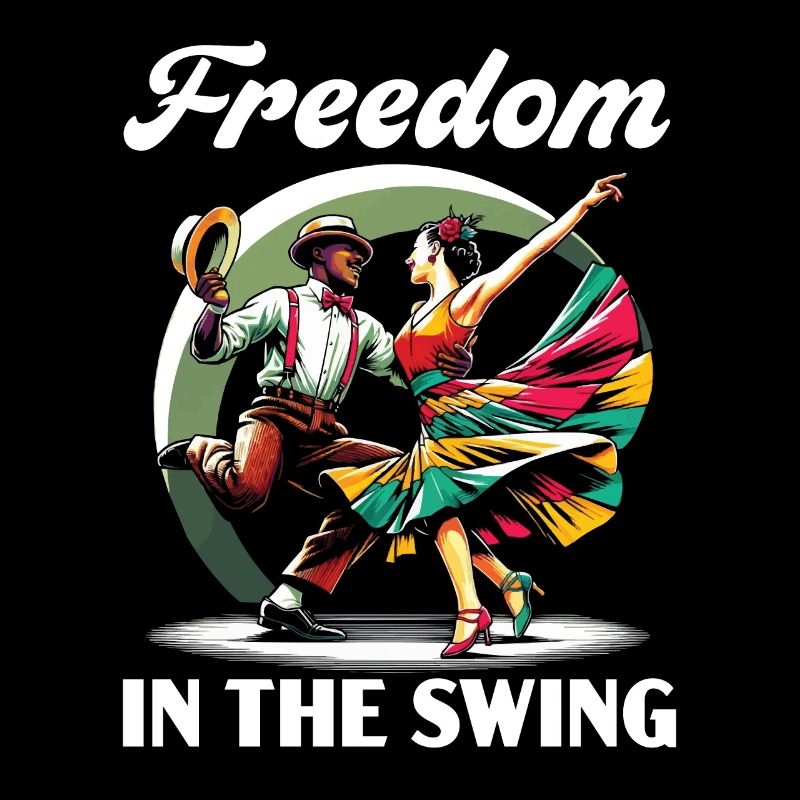 Lindy Hop Dancer Swinging Dancing Swing Dance