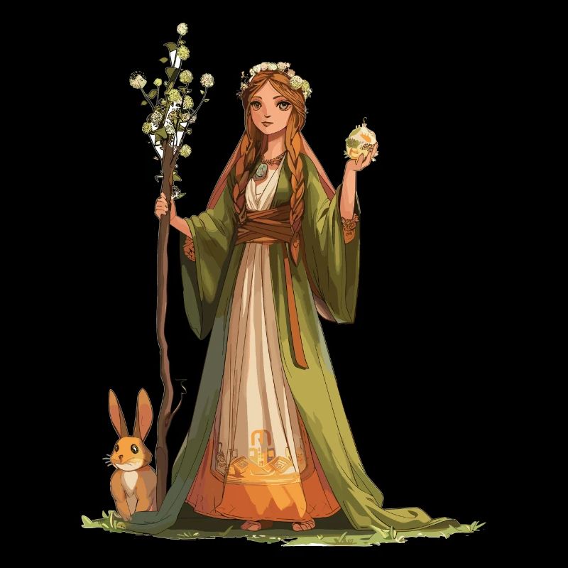 Pâques Eostre Printemps païen