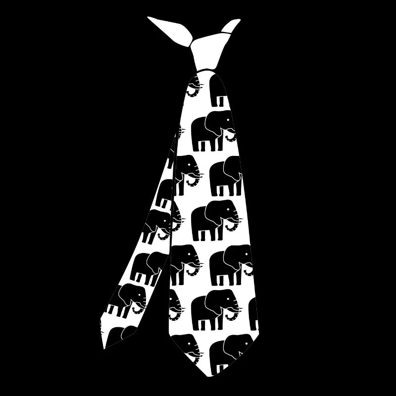 Elephants Tie Elephant