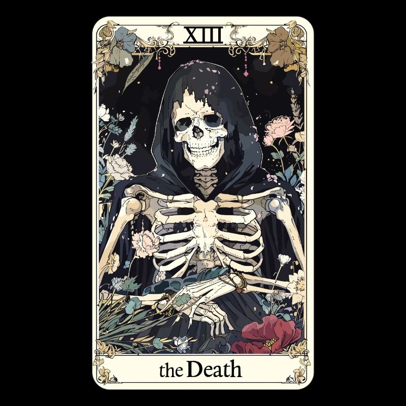 Tarot Card Witchcraft Occult Anime Goth