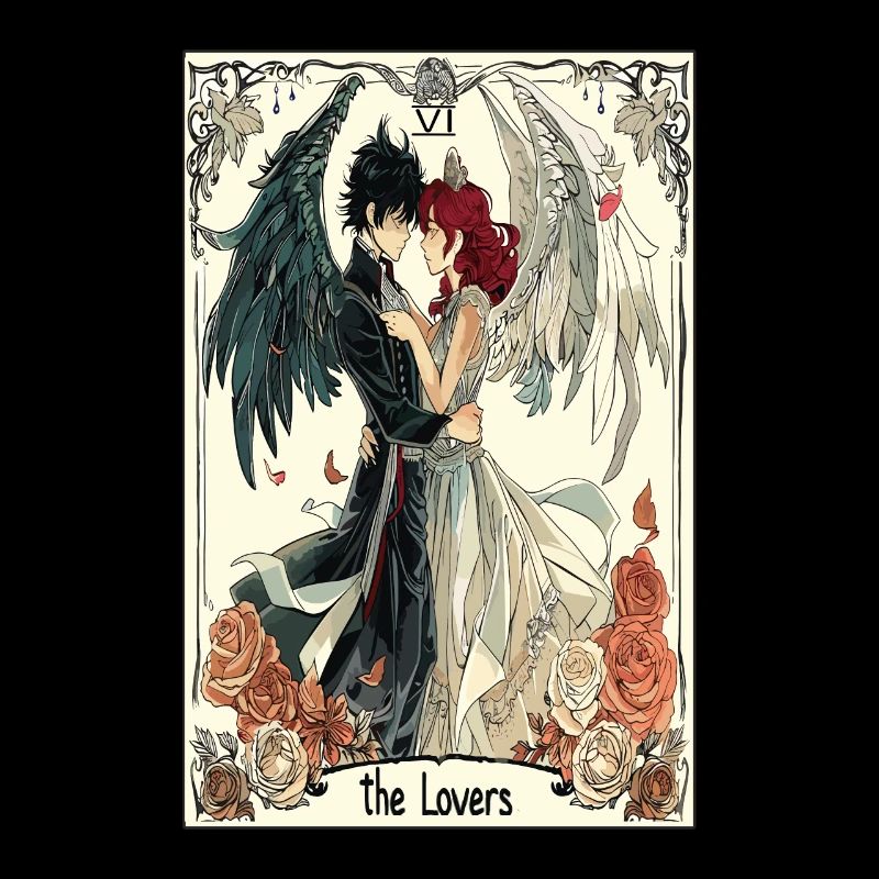 Tarot Card Witchcraft Occult Anime Goth