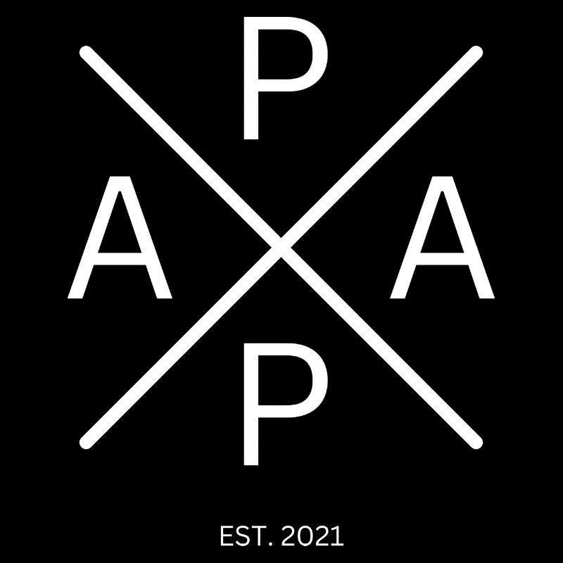 Papa Est. 2021 Stolzer Vater Geschenk