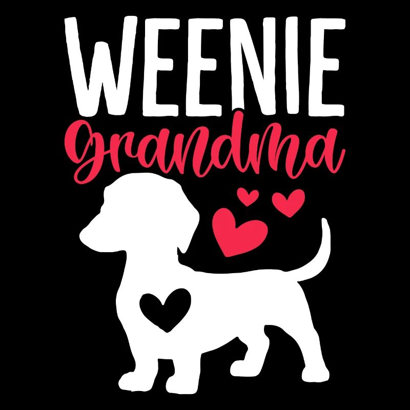 Weenie Grandma Drôle de chien Grand-mère Teckel