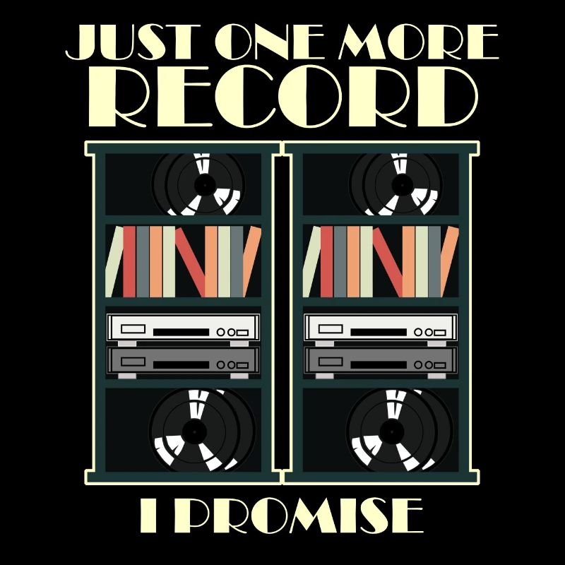Vinyl Shelf Record Player Disk Jockey
