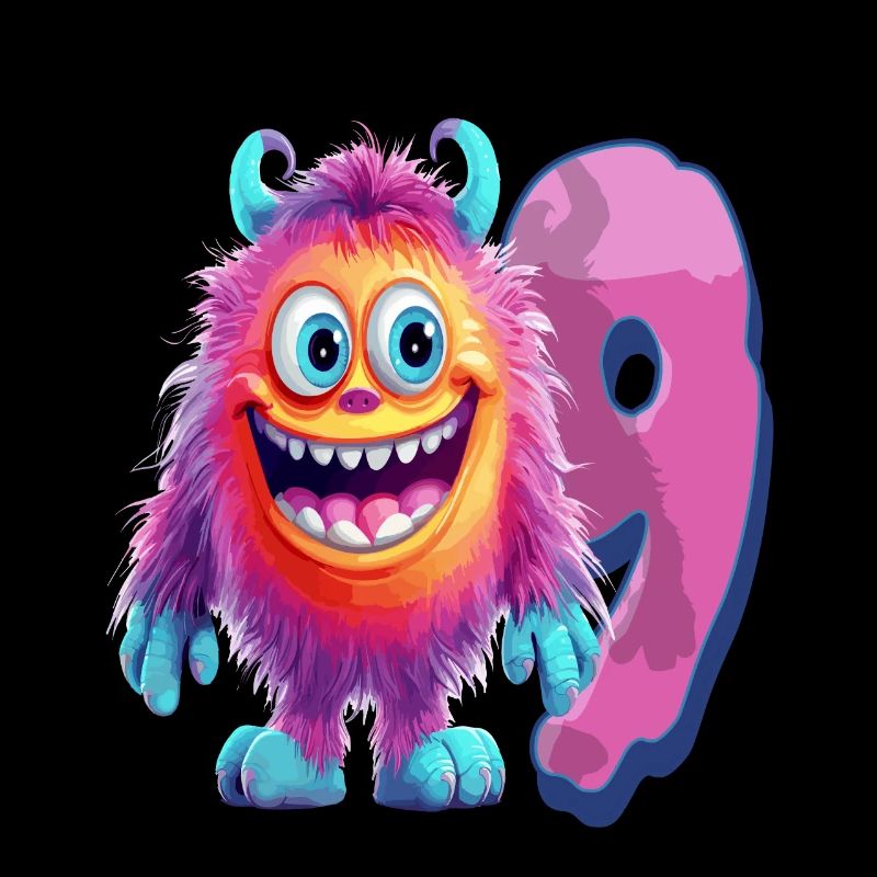 Monster Design pour les enfants – Neuf ans