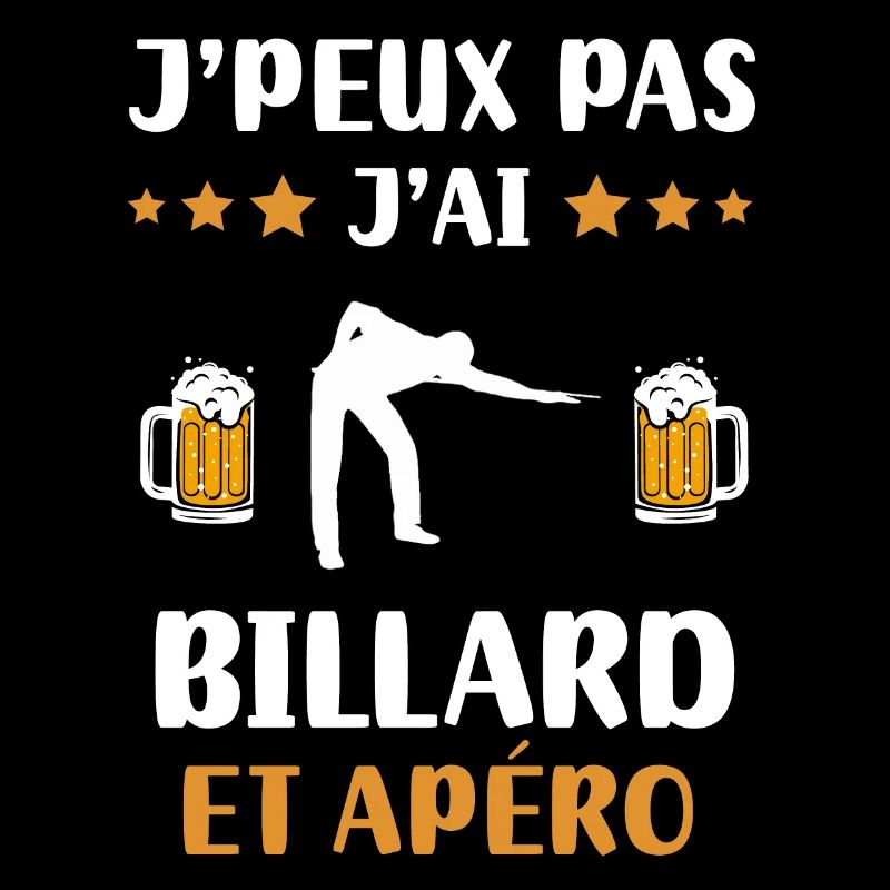Ich kann nicht, ich habe Billard, Aperitif, Humor, Geschenk
