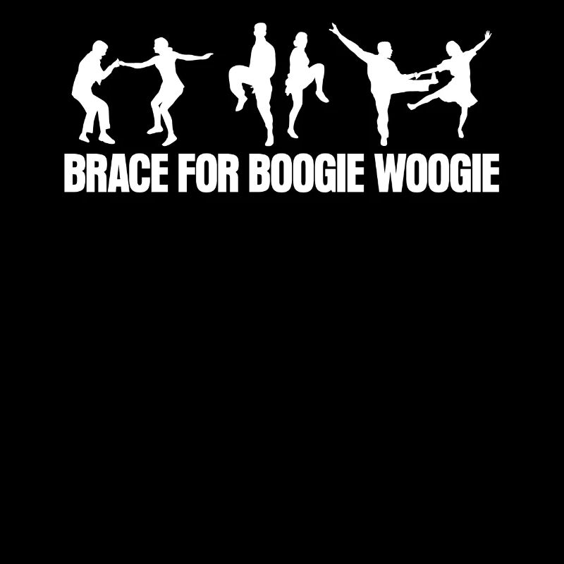 Boogie Woogie Dancing Swing Dancer