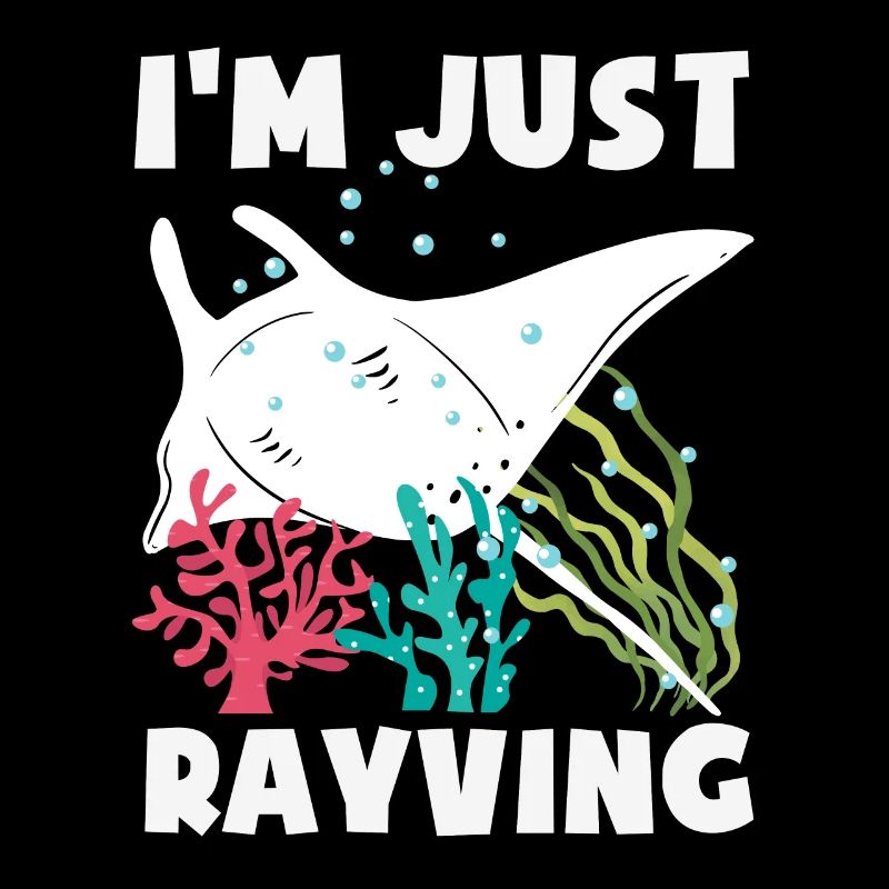 Ocean Animal Diving Stingray Manta Rays