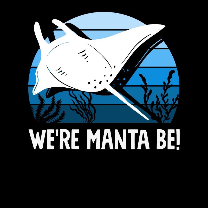 Ocean Animal Diving Stingray Manta Rays