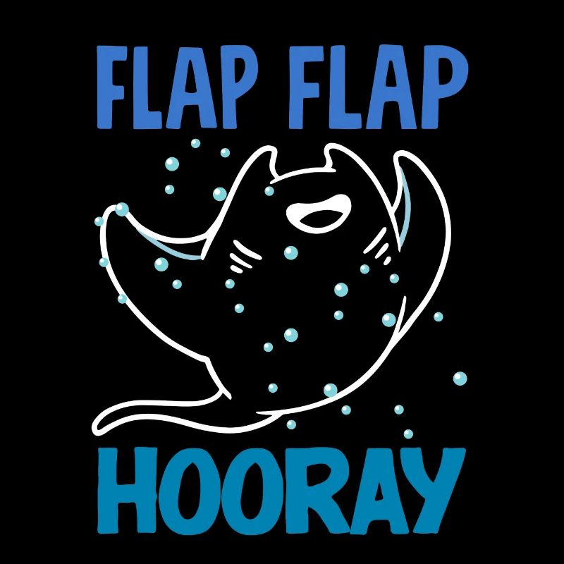 Ocean Animal Diving Stingray Manta Rays