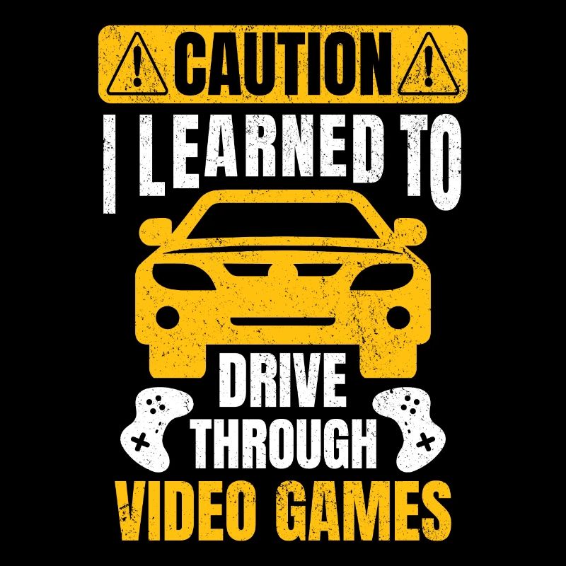 Funny Video Game Driver License Permit Driving