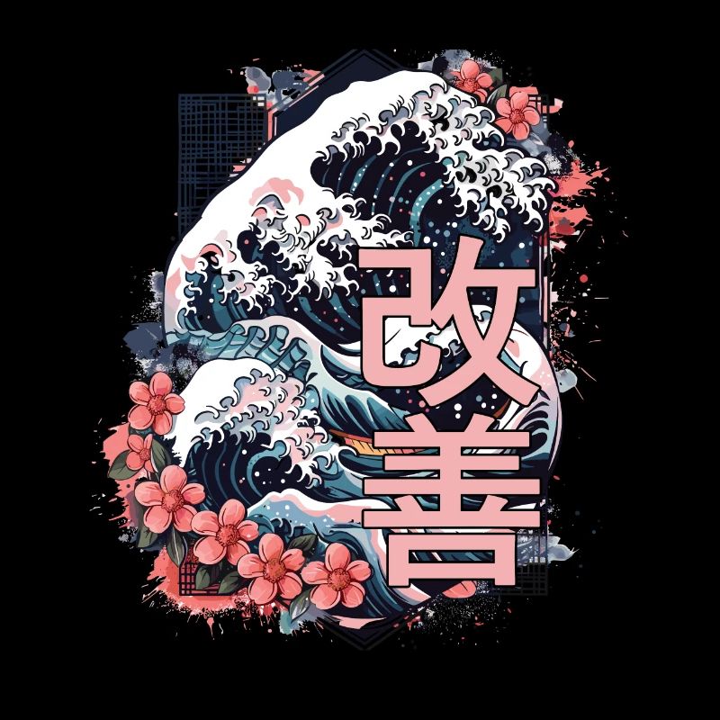 Hiragana Katakana Kaizen-methode Kaizen