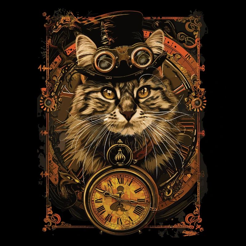 Steampunk cat