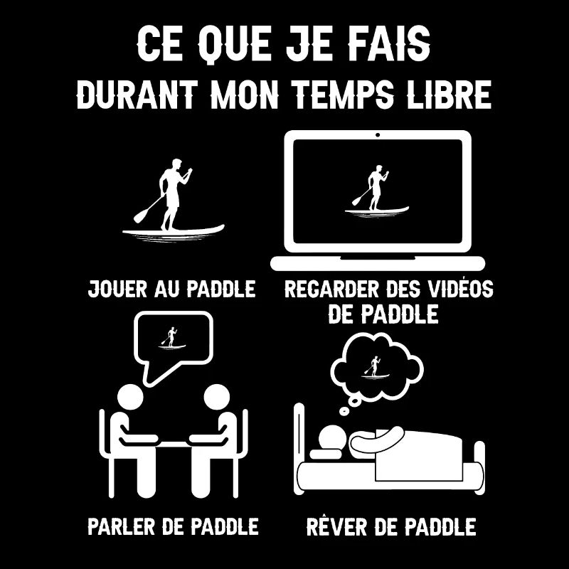 Freizeit Paddle Humor