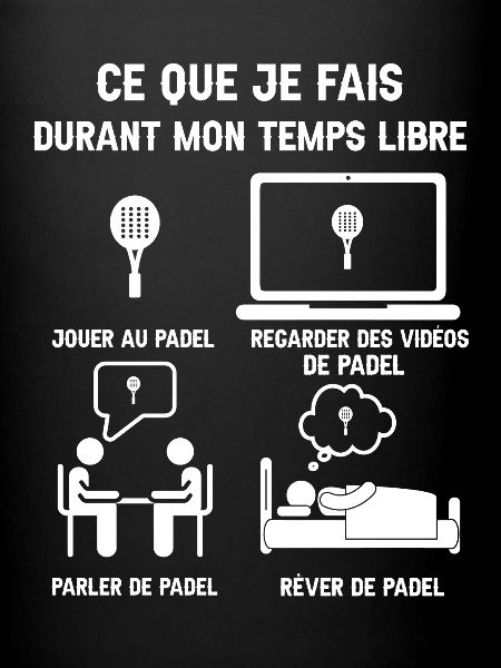 temps libre padel humour