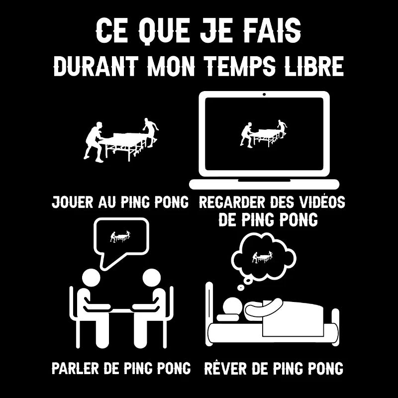 temps libre ping pong humour