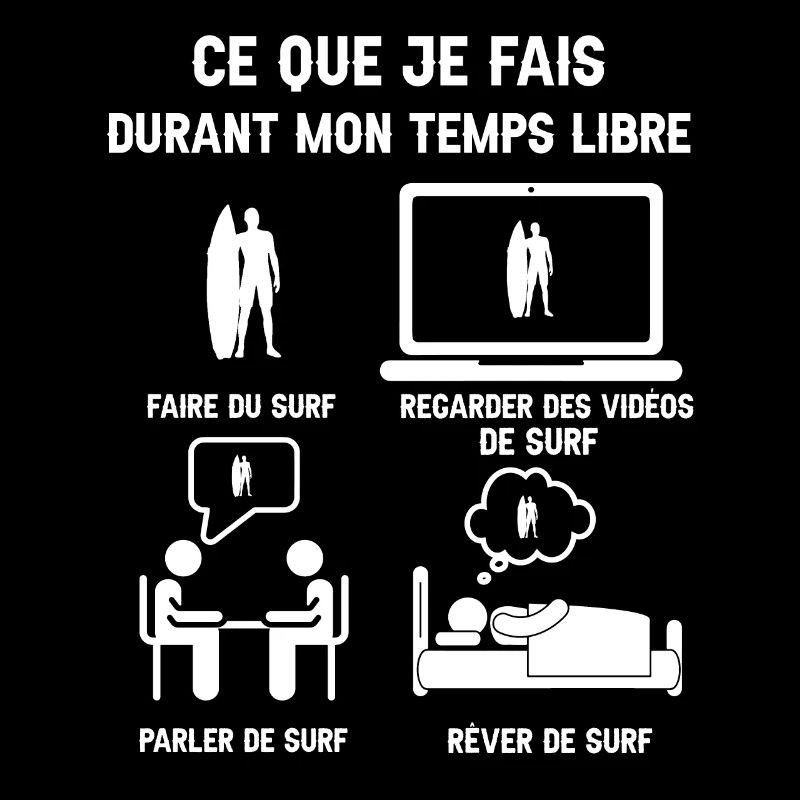 temps libre surf humour